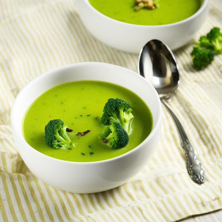 Рецепт вкусного супа-пюре из брокколи для похудения
