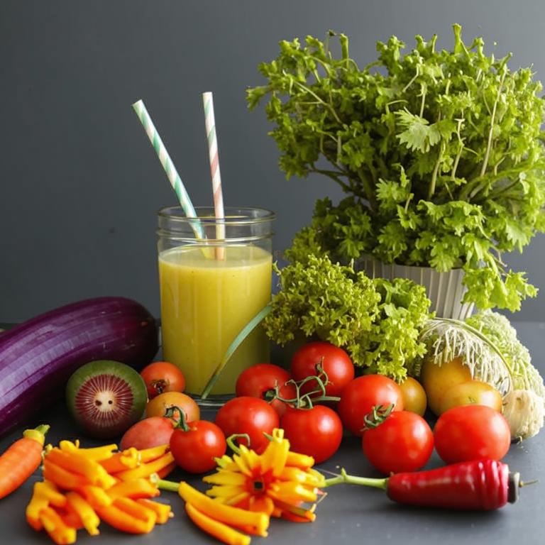 Детокс смузи включает в себя больше овощей и зелени